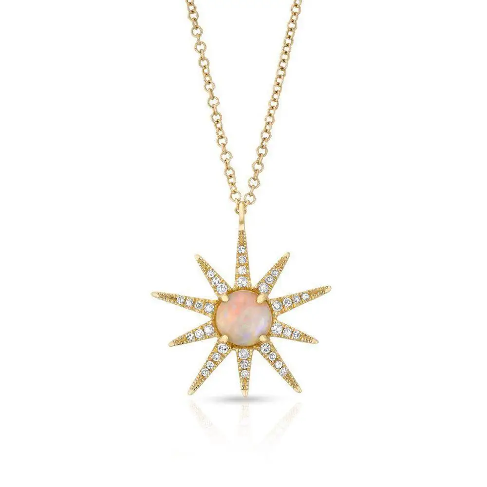 sun shaped necklace
