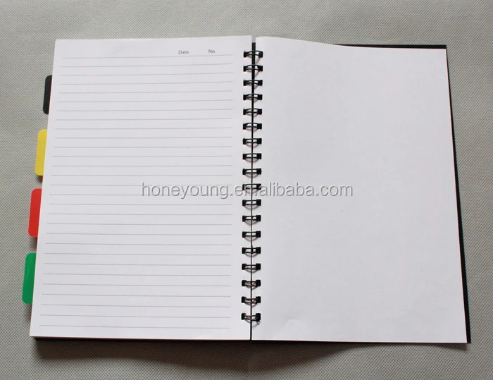 softcover notebook 4.composition book 5.spiral notebook 6.