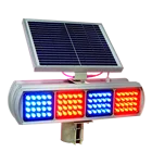 Good warning function solar flashing led traffic light lamps/led road flares