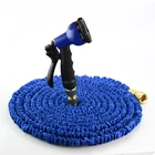New 25/50/75/100FT Magic Expandable Hose Pipe Quick connect Hose with ABS Fitting Retractable with Spray Gun