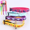 4 pcs/lot Wholesale Super Soft Silicone Dog Cat Collar With Bells Adjustable Elastic Collars For Small Medium Dogs Puppy Kitten