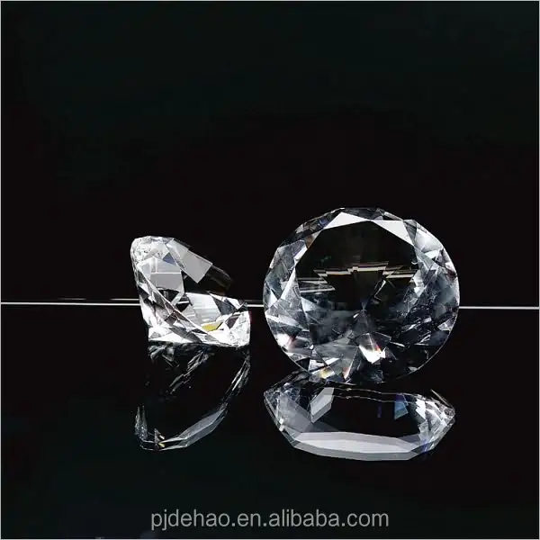 crystal optics paperweight