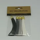 8cm leather Tassels For Key Chain and handbag