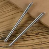 Simple elegant corporate gift metal steel pen pocket pens with custom logo