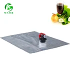 20l laminated aluminum material wine bag in box leakproof liquid packing