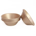 New design top quality non stick champagne gold carbon steel bake ware pan