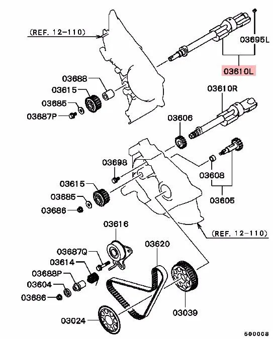 Lh Balancer Shaft For Mitsubishi Triton L200 K64t Pajero Montero Sport