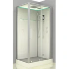 Contemporary With Roof Frameless Bath Room Steam Shower Cabin