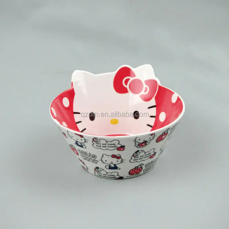 Double- color printing 6 inch melamine salad bowls 100%