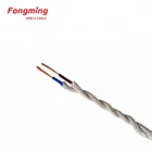 Decorative Twisted Electric Cable Braided Lighting Wire