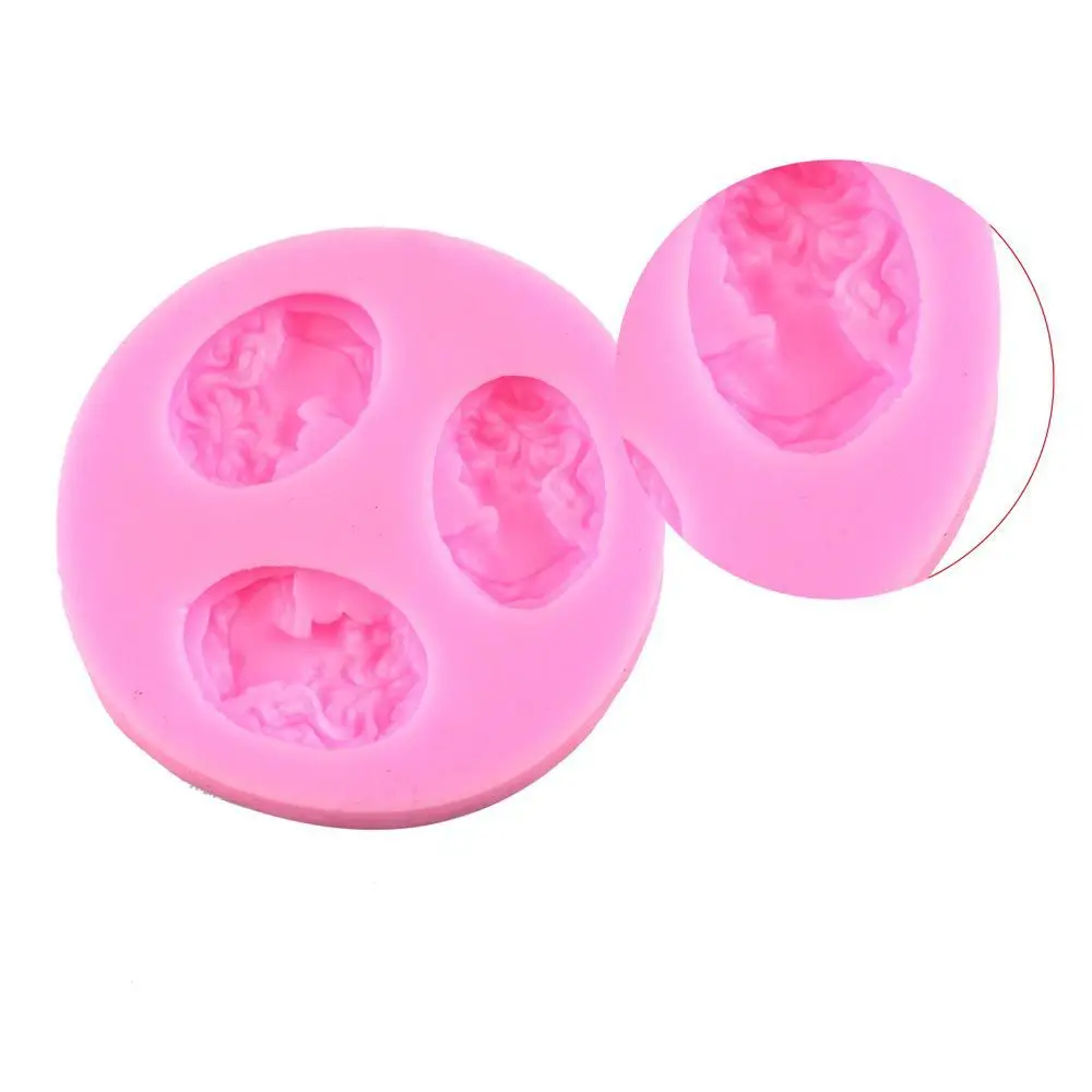 Liquid silica gel mould chocolate mold cake decorating mold soap mold 3 goddess head taobao 1688 agent