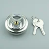 Heavy Duty Rust door Warehouse Outdoor Self Storage stainless steel Security Safe Box Padlock Round Disk Disc Lock with key