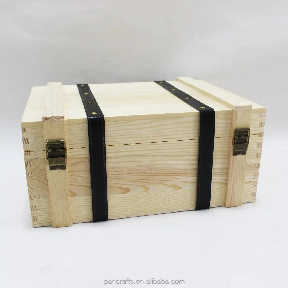 packaging & printing  box  wooden wine gift box hinged box for