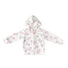 children clothes childrens jackets Velour cardigan with hood baby girl clothes