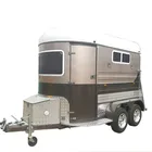 Factory customized 2 horse straight load horse trailer