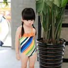 2019 lovely baby girl shiny japanese one piece bikini swimsuit