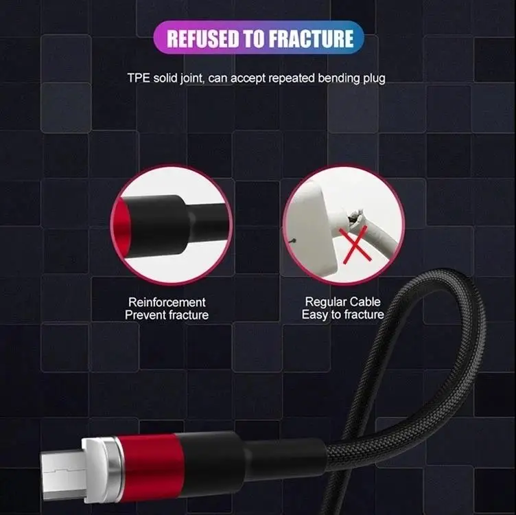 popular products 2019 3 in 1 usb charger cable Portable Magnetic usb cable - ANKUX.COM