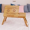 Cheap price portable workstation laptop desk table laptop table for bed wooden computer table design