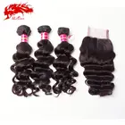 100% unprocessed virgin brazilian loose curl hair