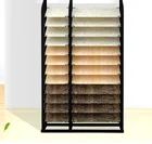 Floor Stand Metal Ceramics Tiles Display Rack For Marble Quartz Panel Or Tiles Marble Stone Display