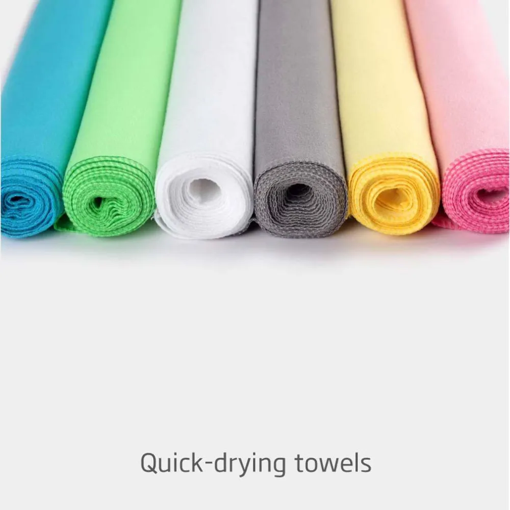 2016 Hot Sale 80cm*130cm Microfiber Fabric Beach Towel Sports Swimming Towel Quick Dry Strong Water Absorption Travel Towel