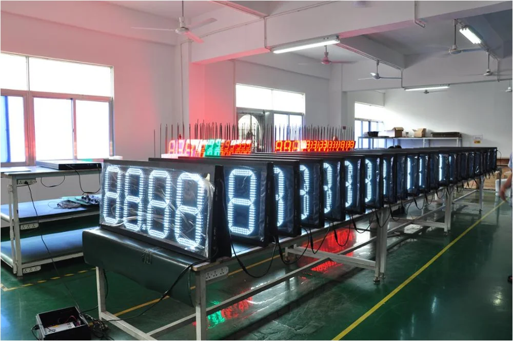 LED Gas Price Sign with 6-72inch Size 150w Resolution and 2 Years Warranty for Gas Stations