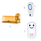 2019 Latest portable bait plastic mouse rodent control humane spring mice trap