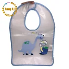 Customized hot Sale Easily Wipes Clean Cute Eva Baby Bibs