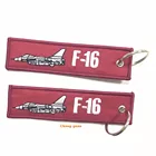 Custom Metal Ring Fabric Keychain for Airplane Supplier