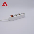 European Sockets and 2 x USB Charger Power Extension Socket