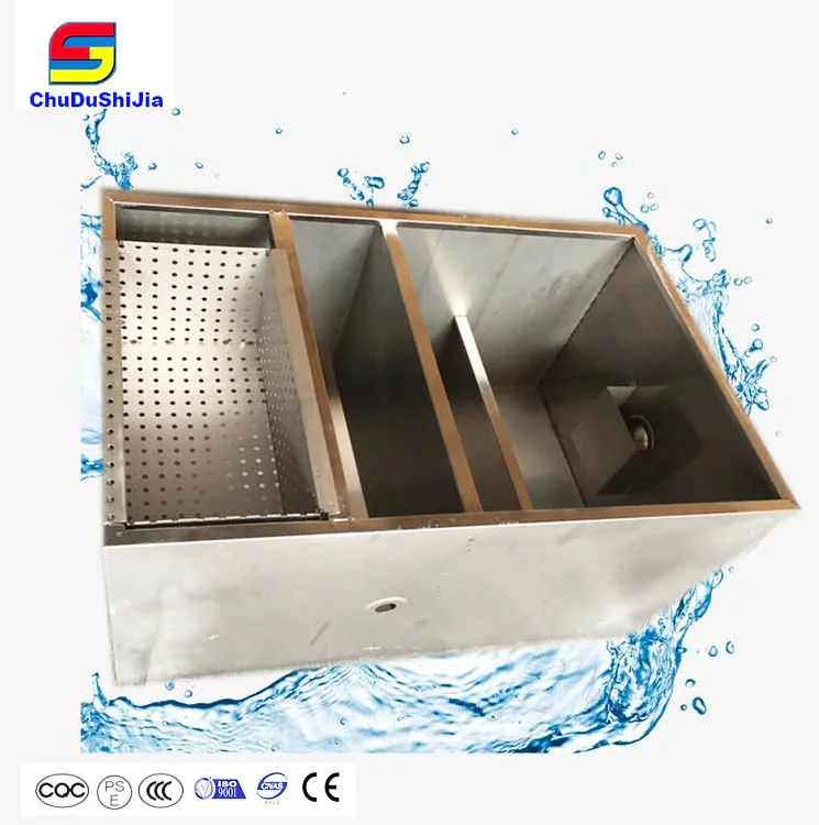Sus 304 Stainless Steel Automatic Grease Trap For Restaurant Kitchen Under Sink Buy 304 Stainless Steel Grease Trap Automatic Grease Trap Grease