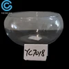 Home Decor transparent round glass fish bowl vase
