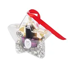 Decoration Clear Transparent Openable Box Plastic Christmas Star