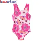 One piece new cute young girl bikini kids branded swimwear