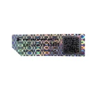 colorful laser anti counterfeit QR code sticker security label cheap custom stickers