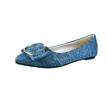 New Arrival Ladies Height Increase Beautiful Big Bow Women Flat Pumps Shoes 2018