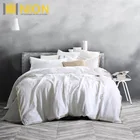 French Flax Linen Sheet Set Breathable and Durable Bedding Set White