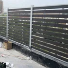 Decorative Wpc Fence Logo Customization Fencing Factory Price Exterior Decoration Privacy Trellis Accesory