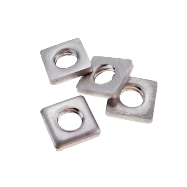 M6 SOTTILE SQUARE NUTS-A2 Acciaio Inox-Tipo DIN 562