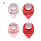 Europe and America saliva towel maternal child supplies baby bibs teether triangle towel cotton fleece baby bib