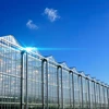 Professional multi-span glass greenhouse project with warm keeping system