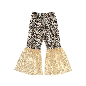 sequin bell bottom pants