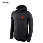 Quick dry training zipper thin fleece hoodies for men