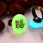 Finger Pendant High Quality Customized Glow In Dark Bronze Finger Ring Symbol Pendant Ring