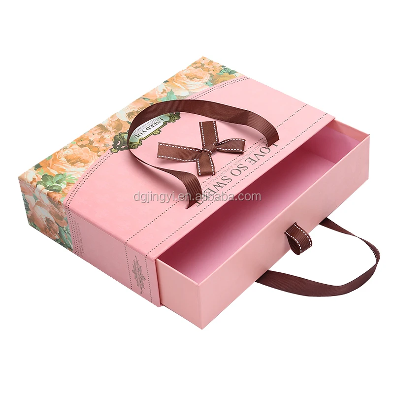 pink color paper candy&chocolate drawer clothes packaging boxes