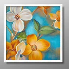 Wholesale Custom Flower Painting Canvas Print No Frame China Oil Decoration Painting