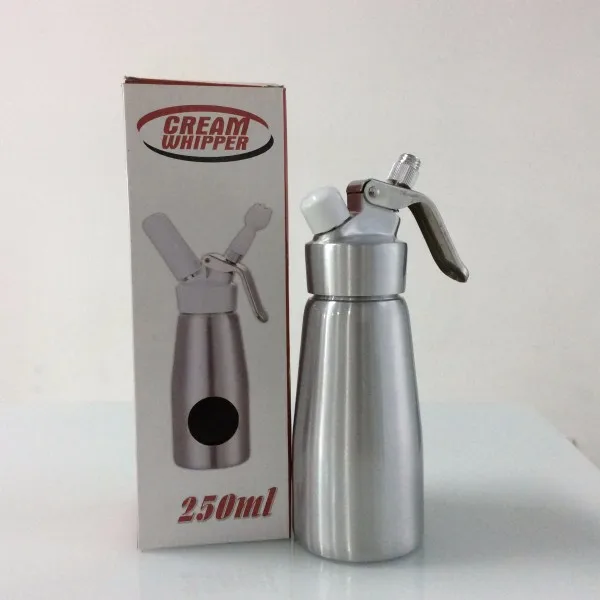250ml Cream Whipped Dispenser Ecofriendly All Aluminum Material