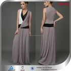 New Design Elegant Arab Style Evening Dresses Without Sleeves 2015