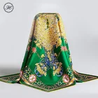 Custom Made Screen Print 100% Pure Silk Scarves For Women