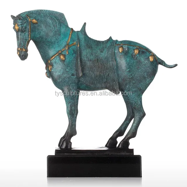 style antique bronze small size tang dynasty horse statue for